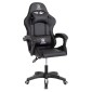 ΠΟΛΥΘΡΟΝΑ GAMING DARREN HM1203.04 ΜΑΥΡΟ-ΛΕΥΚΟ PVC 58.5x100x120Υεκ.