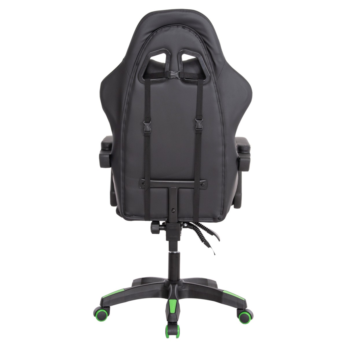 ΠΟΛΥΘΡΟΝΑ GAMING DARREN HM1203.03 ΜΑΥΡΟ-ΠΡΑΣΙΝΟ PVC 58.5x100x120Υεκ.