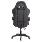 ΠΟΛΥΘΡΟΝΑ GAMING DARREN HM1203.03 ΜΑΥΡΟ-ΠΡΑΣΙΝΟ PVC 58.5x100x120Υεκ.