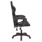 ΠΟΛΥΘΡΟΝΑ GAMING DARREN HM1203.01 ΜΑΥΡΟ-ΚΟΚΚΙΝΟ PVC 58.5x100x120Υεκ.