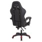 ΠΟΛΥΘΡΟΝΑ GAMING DARREN HM1203.01 ΜΑΥΡΟ-ΚΟΚΚΙΝΟ PVC 58.5x100x120Υεκ.