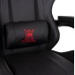 ΠΟΛΥΘΡΟΝΑ GAMING DARREN HM1203.01 ΜΑΥΡΟ-ΚΟΚΚΙΝΟ PVC 58.5x100x120Υεκ.