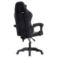 ΠΟΛΥΘΡΟΝΑ GAMING DARREN HM1203.10 ΜΑΥΡΟ-ΓΚΡΙ PVC 60x60x120Υεκ.
