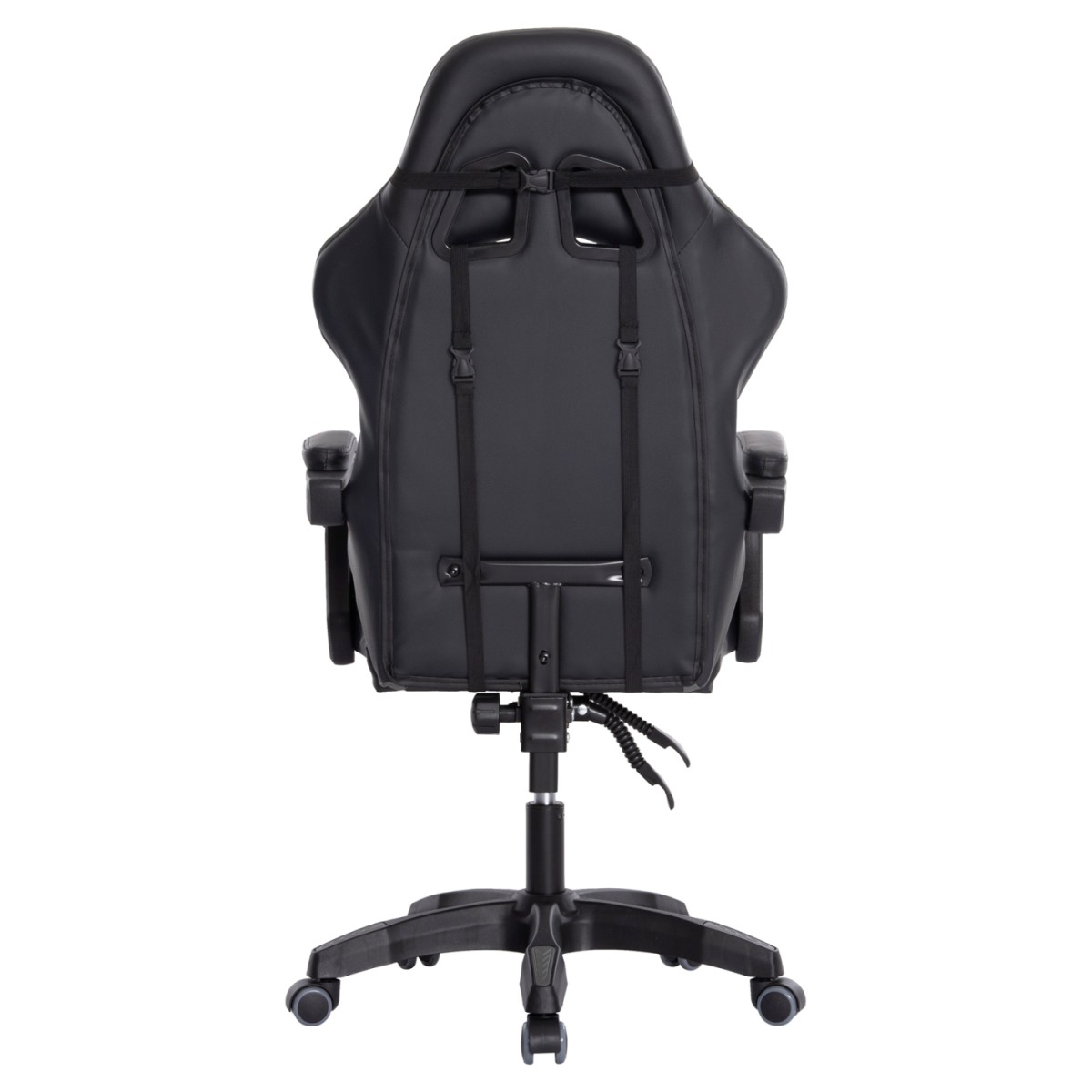 ΠΟΛΥΘΡΟΝΑ GAMING DARREN HM1203.10 ΜΑΥΡΟ-ΓΚΡΙ PVC 60x60x120Υεκ.
