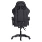 ΠΟΛΥΘΡΟΝΑ GAMING DARREN HM1203.10 ΜΑΥΡΟ-ΓΚΡΙ PVC 60x60x120Υεκ.