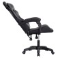 ΠΟΛΥΘΡΟΝΑ GAMING DARREN HM1203.10 ΜΑΥΡΟ-ΓΚΡΙ PVC 60x60x120Υεκ.