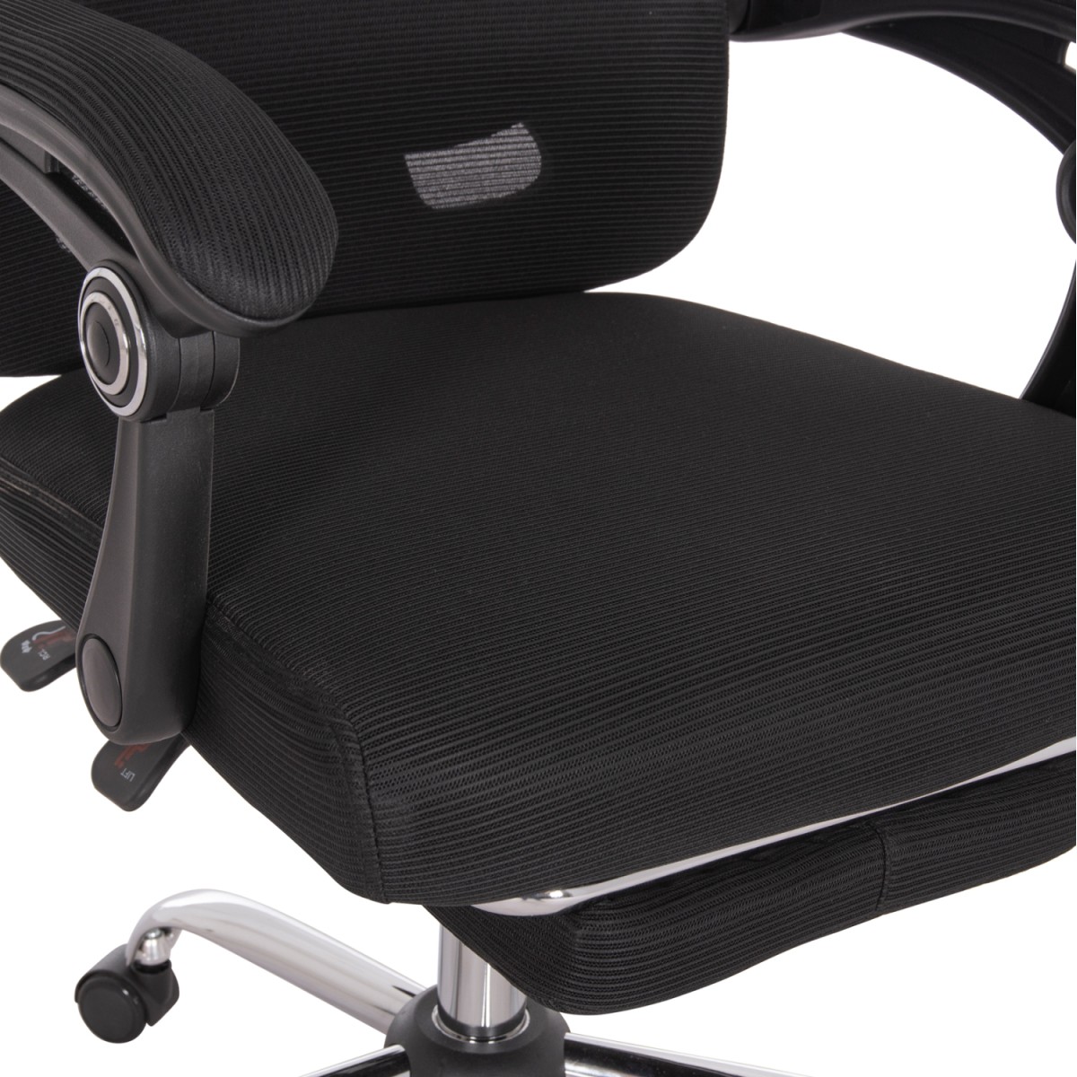 ΚΑΡΕΚΛΑ ΓΡΑΦΕΙΟΥ BARNET HM18258.01 ΜΑΥΡΟ MESH-ΜΑΥΡΟΣ ΣΚΕΛΕΤΟΣ NYLON 61x62x123Υ