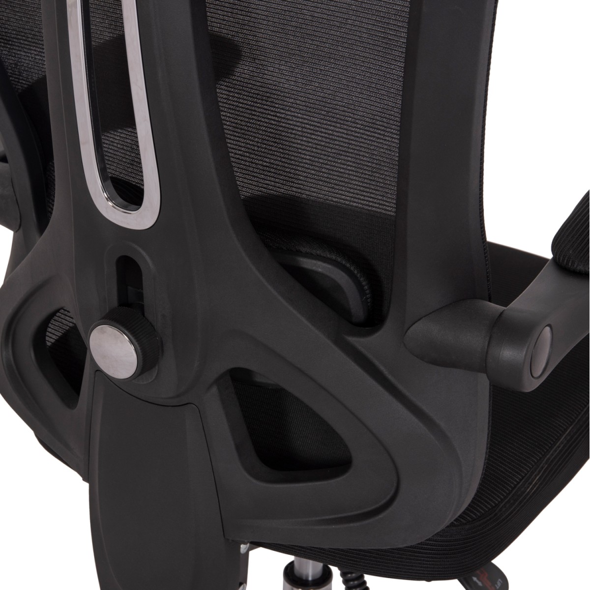 ΚΑΡΕΚΛΑ ΓΡΑΦΕΙΟΥ BARNET HM18258.01 ΜΑΥΡΟ MESH-ΜΑΥΡΟΣ ΣΚΕΛΕΤΟΣ NYLON 61x62x123Υ