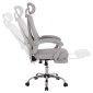 ΚΑΡΕΚΛΑ ΓΡΑΦΕΙΟΥ BARNET HM18258.02 ΓΚΡΙ MESH-ΓΚΡΙ ΣΚΕΛΕΤΟΣ NYLON 61x62x123Υ