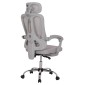 ΚΑΡΕΚΛΑ ΓΡΑΦΕΙΟΥ BARNET HM18258.02 ΓΚΡΙ MESH-ΓΚΡΙ ΣΚΕΛΕΤΟΣ NYLON 61x62x123Υ