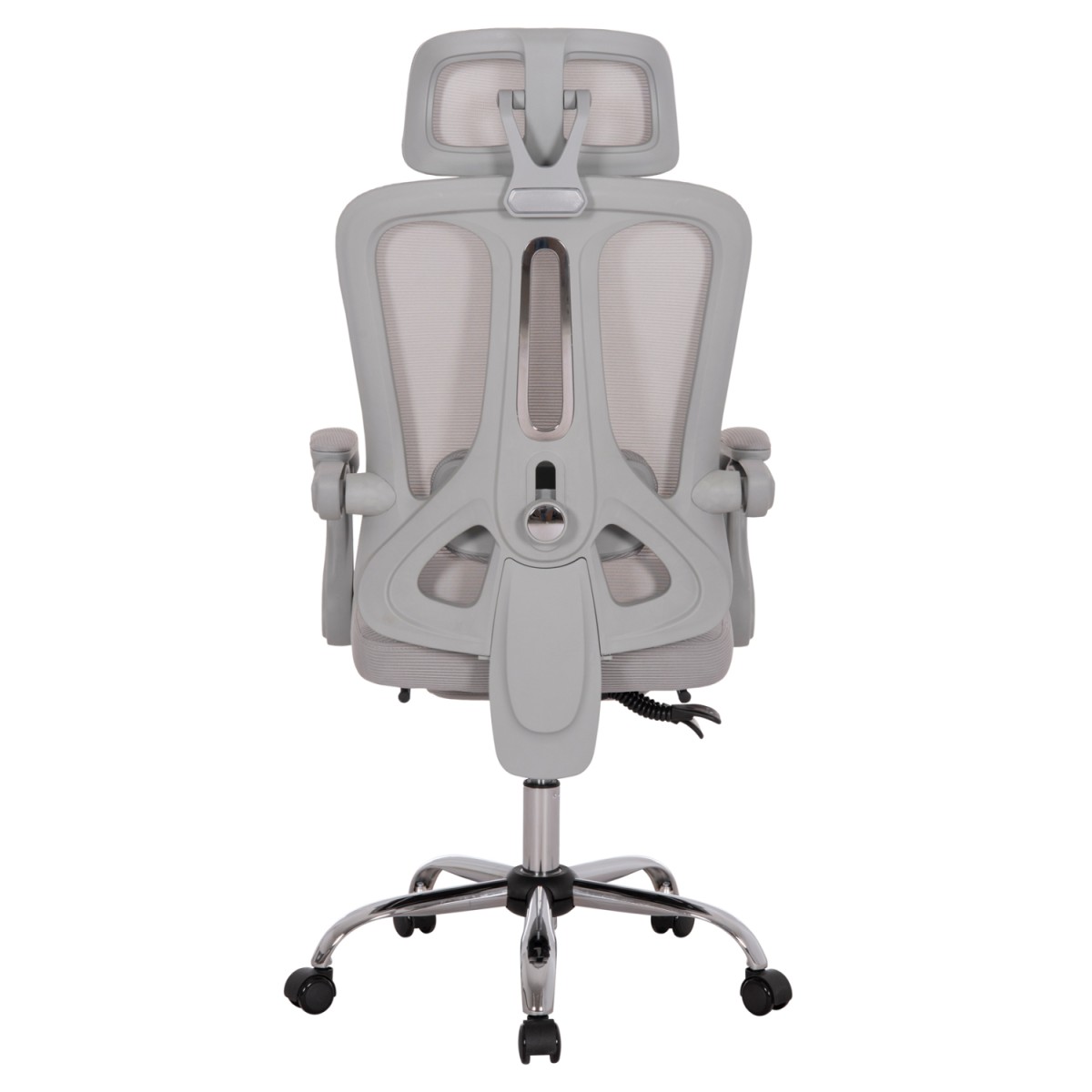 ΚΑΡΕΚΛΑ ΓΡΑΦΕΙΟΥ BARNET HM18258.02 ΓΚΡΙ MESH-ΓΚΡΙ ΣΚΕΛΕΤΟΣ NYLON 61x62x123Υ