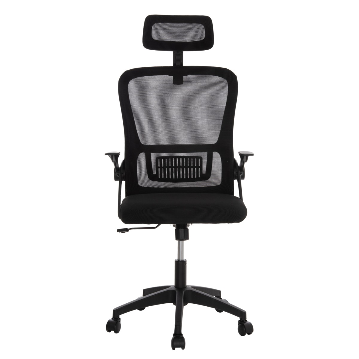 ΚΑΡΕΚΛΑ ΓΡΑΦΕΙΟΥ BLAZER HM1205.01 ΜΑΥΡΟ MESH-ΜΑΥΡΟΣ ΣΚΕΛΕΤΟΣ 60x58x110-130Υεκ.