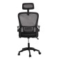 ΚΑΡΕΚΛΑ ΓΡΑΦΕΙΟΥ BLAZER HM1205.01 ΜΑΥΡΟ MESH-ΜΑΥΡΟΣ ΣΚΕΛΕΤΟΣ 60x58x110-130Υεκ.