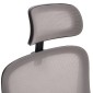 ΚΑΡΕΚΛΑ ΓΡΑΦΕΙΟΥ BLAZER HM1205.05 ΓΚΡΙ MESH-ΜΑΥΡΟΣ ΣΚΕΛΕΤΟΣ 60x58x110-130Υεκ.