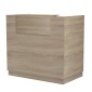 ΓΡΑΦΕΙΟ ΥΠΟΔΟΧΗΣ (RECEPTION) BARRY HM2152.01 ΜΕΛΑΜΙΝΗ ΣΕ SONAMA 120x70x110Υεκ.