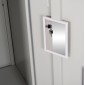 ΦΟΡΙΑΜΟΣ ΜΕΤΑΛΛΙΚΟΣ BRAILA HM5546.11 6 ΝΤΟΥΛΑΠΑΚΙΑ ΜΕ ΚΛΕΙΔΑΡΙΕΣ-ΓΚΡΙ 90x45x185Υεκ.