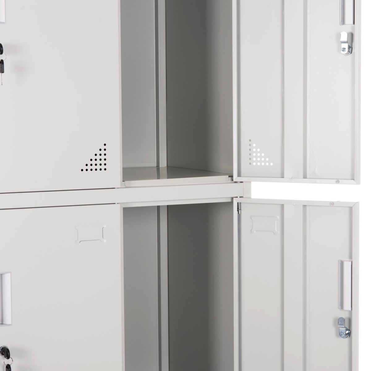 ΦΟΡΙΑΜΟΣ ΜΕΤΑΛΛΙΚΟΣ MALMOE HM5636.11 9 ΝΤΟΥΛΑΠΑΚΙΑ ΜΕ ΚΛΕΙΔΑΡΙΕΣ-ΓΚΡΙ 90x45x185Υεκ.