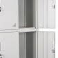 ΦΟΡΙΑΜΟΣ ΜΕΤΑΛΛΙΚΟΣ MALMOE HM5636.11 9 ΝΤΟΥΛΑΠΑΚΙΑ ΜΕ ΚΛΕΙΔΑΡΙΕΣ-ΓΚΡΙ 90x45x185Υεκ.