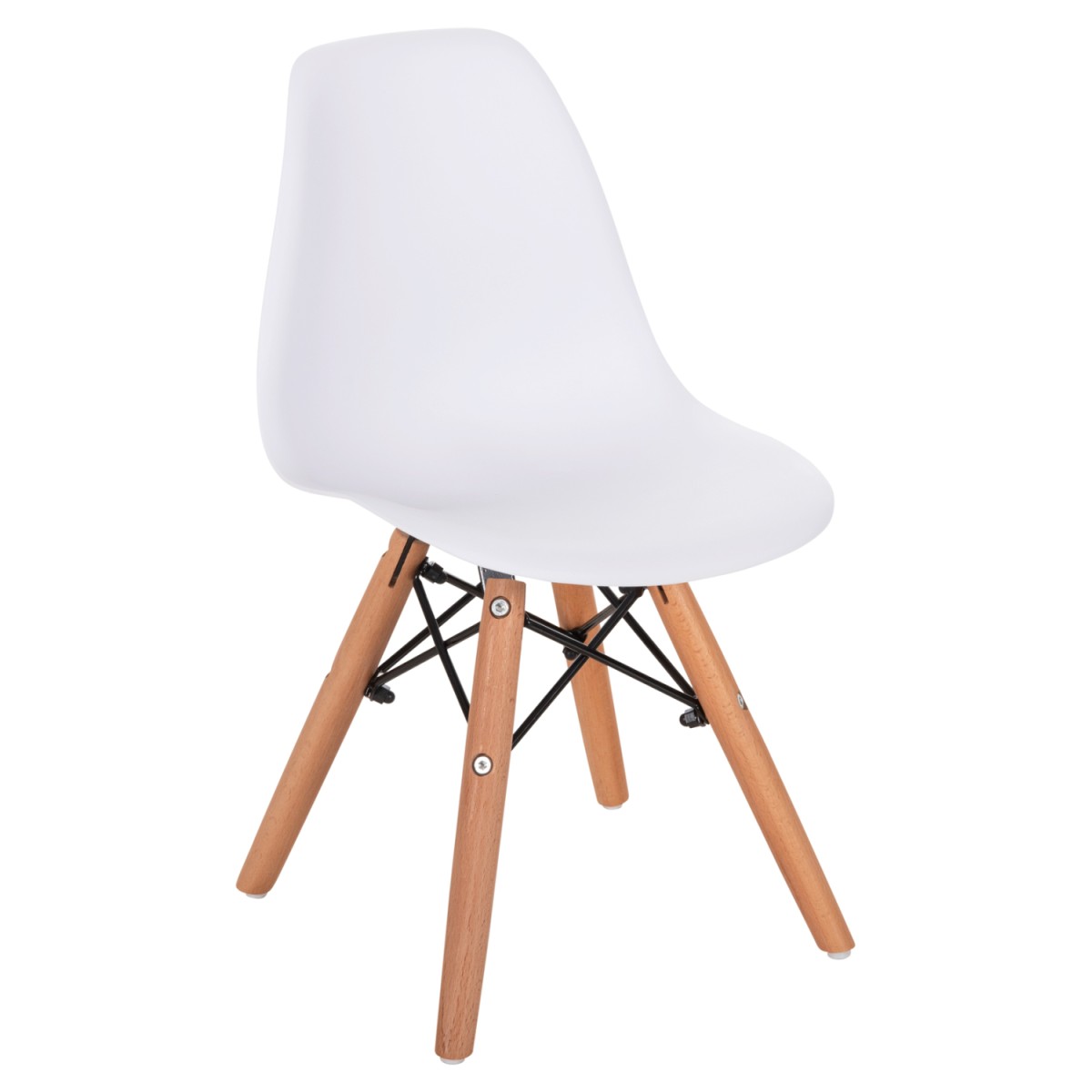 ΚΑΡΕΚΛΑ TWIST KID ΤΜΧ.HM8453.01 ΞΥΛΙΝΑ ΠΟΔΙΑ Κ ΚΑΘΙΣΜΑ PP ΛΕΥΚΟ 30,5Χ33Χ59 ΕΚ