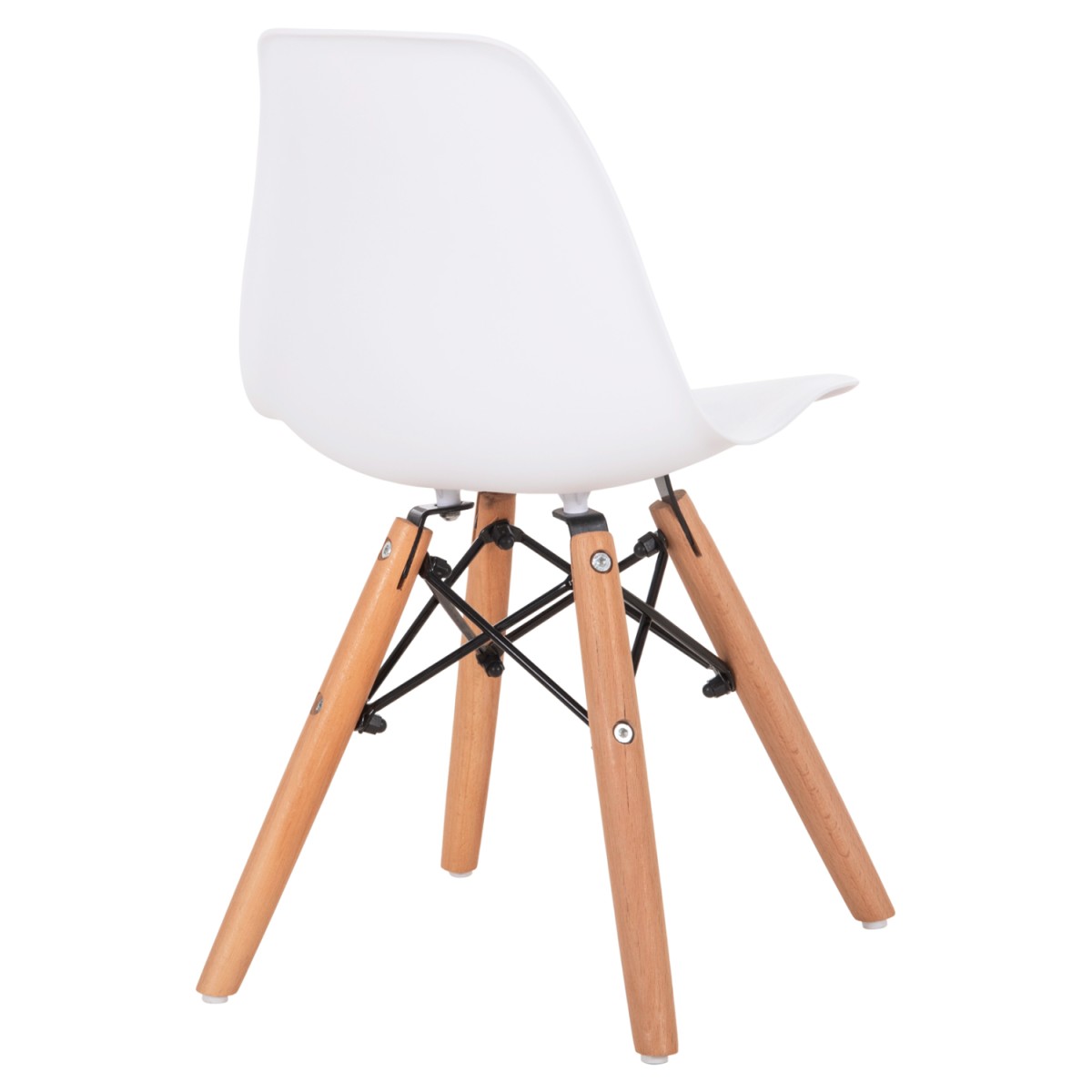 ΚΑΡΕΚΛΑ TWIST KID ΤΜΧ.HM8453.01 ΞΥΛΙΝΑ ΠΟΔΙΑ Κ ΚΑΘΙΣΜΑ PP ΛΕΥΚΟ 30,5Χ33Χ59 ΕΚ