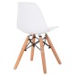 ΚΑΡΕΚΛΑ TWIST KID ΤΜΧ.HM8453.01 ΞΥΛΙΝΑ ΠΟΔΙΑ Κ ΚΑΘΙΣΜΑ PP ΛΕΥΚΟ 30,5Χ33Χ59 ΕΚ