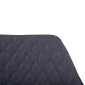 ΠΟΛΥΘΡΟΝΑΚΙ CHARLES HM8522.01 ΜΕ ΥΦΑΣΜΑ ΣΚΟΥΡΟ ΓΚΡΙ PU ΜΑΥΡΟ 57x63x83Υ εκ.