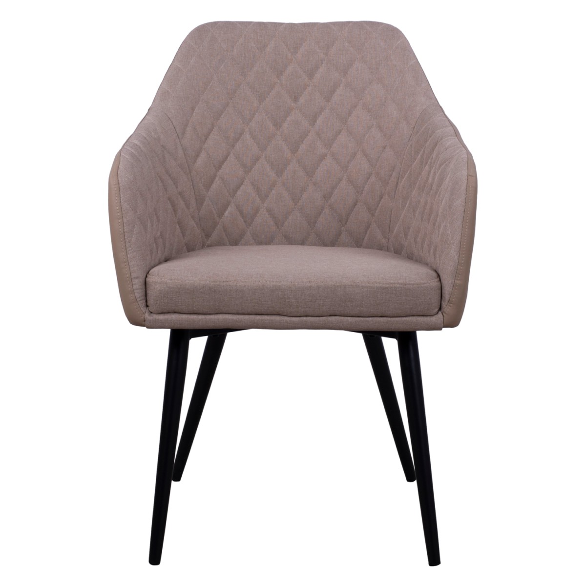 ΠΟΛΥΘΡΟΝΑΚΙ CHARLES HM8522.07 ΜΕ ΥΦΑΣΜΑ ΜΠΕΖ & PU ΜΠΕΖ 57x63x83Υ εκ.