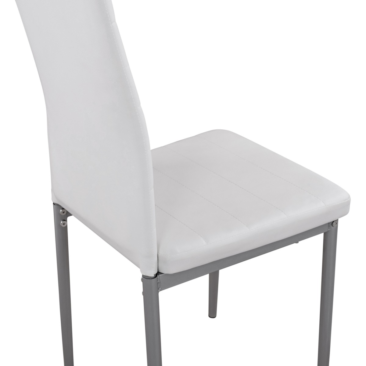 ΚΑΡΕΚΛΑ ΜΕΤΑΛΛΙΚΗ LADY HM0037.11 ΛΕΥΚΟ PU ΜΕΤΑΛΛΙΚΟ ΣΚΕΛΕΤΟ K/D 40x48x95 εκ.