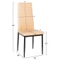 ΚΑΡΕΚΛΑ ΜΕΤΑΛΛΙΚΗ LADY HM0037.25 ΚΑΠΟΥΤΣΙΝΟ PU ΜΕΤΑΛΛΙΚΟ ΣΚΕΛΕΤΟ K/D 42x44x95εκ.