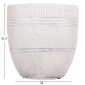 ΣΕΤ 4ΤΜΧ ΓΛΑΣΤΡΕΣ ΣΤΡΟΓΓΥΛΕΣ ΣΕΙΡΑ GARDENER HM4719 FIBERCLAY-ΧΡΩΜΑ CEMENT Φ44x43Υεκ