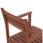 ΠΟΛΥΘΡΟΝΑ KEMPO HM6358 ΞΥΛΟ TEAK ΣΕ ΦΥΣΙΚΟ--58x58,5x88Υεκ.