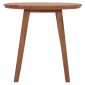 TΡΑΠΕΖΙ ΤΡΑΠΕΖΑΡΙΑΣ ΣΤΡΟΓΓΥΛΟ DANTE HM6379 ΞΥΛΟ TEAK Φ80x75Υεκ.