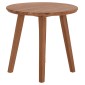 TΡΑΠΕΖΙ ΤΡΑΠΕΖΑΡΙΑΣ ΣΤΡΟΓΓΥΛΟ DANTE HM6379 ΞΥΛΟ TEAK Φ80x75Υεκ.