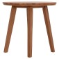 TΡΑΠΕΖΙ ΤΡΑΠΕΖΑΡΙΑΣ ΣΤΡΟΓΓΥΛΟ DANTE HM6379 ΞΥΛΟ TEAK Φ80x75Υεκ.