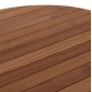 TΡΑΠΕΖΙ ΤΡΑΠΕΖΑΡΙΑΣ ΣΤΡΟΓΓΥΛΟ DANTE HM6379 ΞΥΛΟ TEAK Φ80x75Υεκ.