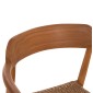 ΠΟΛΥΘΡΟΝΑ ΤΡΑΠΕΖΑΡΙΑΣ ROBBY HM18350 ΞΥΛΟ TEAK & ΣΧΟΙΝΙ VIRO ΦΥΣΙΚΟ 55x50x71Υεκ.