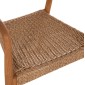ΠΟΛΥΘΡΟΝΑ ΤΡΑΠΕΖΑΡΙΑΣ ROBBY HM18350 ΞΥΛΟ TEAK & ΣΧΟΙΝΙ VIRO ΦΥΣΙΚΟ 55x50x71Υεκ.
