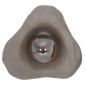 ΕΠΙΤΟΙΧΙΟ ΦΩΤΙΣΤΙΚΟ LUXON HM4701.03S FIBER CEMENT ΣΕ ΓΚΡΙ 28x15x25Υεκ.