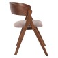 ΚΑΡΕΚΛΑ NEKKER HM9739.01 RUBBERWOOD ΣΕ ΚΑΡΥΔΙ-ΓΚΡΙ ΥΦΑΣΜΑ ΚΑΘΙΣΜΑ 56x55x78Yεκ.