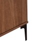 ΒΙΤΡΙΝΑ ΣΕΙΡΑ HARRY HM18011.01 ΜΕΛΑΜΙΝΗ ΣΚΟΥΡΟ ΦΥΣΙΚΟ ΞΥΛΟΥ-ΜΑΥΡΟ 90x40x185Υεκ.
