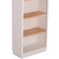 ΡΑΦΙΕΡΑ ΣΕΙΡΑ SANTORINI HM18044 MDF ΥΠΟΛΕΥΚΟ-ΡΑΦΙΑ ΞΥΛΟ ΕΛΑΤΟΥ ΦΥΣΙΚΟ 80x38x188,5Υεκ.