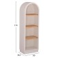 ΡΑΦΙΕΡΑ ΣΕΙΡΑ SANTORINI HM18045 MDF ΥΠΟΛΕΥΚΟ-ΡΑΦΙΑ ΞΥΛΟ ΕΛΑΤΟΥ ΦΥΣΙΚΟ 60x38,5x179Υεκ.