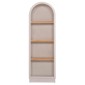ΡΑΦΙΕΡΑ ΣΕΙΡΑ SANTORINI HM18045 MDF ΥΠΟΛΕΥΚΟ-ΡΑΦΙΑ ΞΥΛΟ ΕΛΑΤΟΥ ΦΥΣΙΚΟ 60x38,5x179Υεκ.