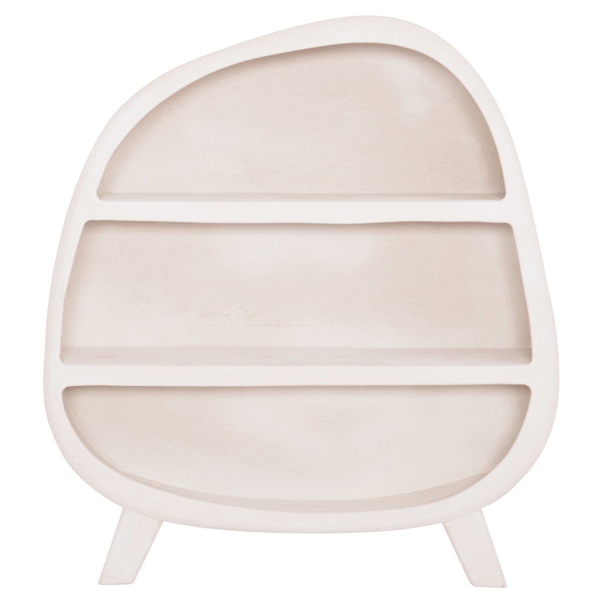 ΡΑΦΙΕΡΑ ΣΕΙΡΑ SANTORINI HM18060.01 MDF ΣΕ ΥΠΟΛΕΥΚΟ ΧΡΩΜΑ 120x38x133Υεκ.