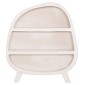 ΡΑΦΙΕΡΑ ΣΕΙΡΑ SANTORINI HM18060.01 MDF ΣΕ ΥΠΟΛΕΥΚΟ ΧΡΩΜΑ 120x38x133Υεκ.