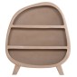 ΡΑΦΙΕΡΑ ΣΕΙΡΑ SANTORINI HM18060.02 MDF ΣΕ ΚΑΦΕ ΧΡΩΜΑ 120x38x133Υεκ.
