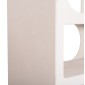 ΒΙΒΛΙΟΘΗΚΗ ΣΕΙΡΑ SANTORINI HM18062 MDF ΣΕ ΥΠΟΛΕΥΚΟ ΧΡΩΜΑ 80x38x180Yεκ.