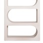 ΒΙΒΛΙΟΘΗΚΗ ΣΕΙΡΑ SANTORINI HM18062 MDF ΣΕ ΥΠΟΛΕΥΚΟ ΧΡΩΜΑ 80x38x180Yεκ.