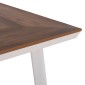 ΤΡΑΠΕΖΙ ΑΛΟΥΜΙΝΙΟΥ TABER ΜΕ POLYWOOD 200X100 ΛΕΥΚΟ HM5131.11