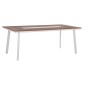 ΤΡΑΠΕΖΙ ΑΛΟΥΜΙΝΙΟΥ TABER ΜΕ POLYWOOD 200X100 ΛΕΥΚΟ HM5131.11